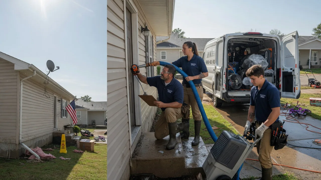 Ceiling Water Damage Restoration in Stevens, PA near me